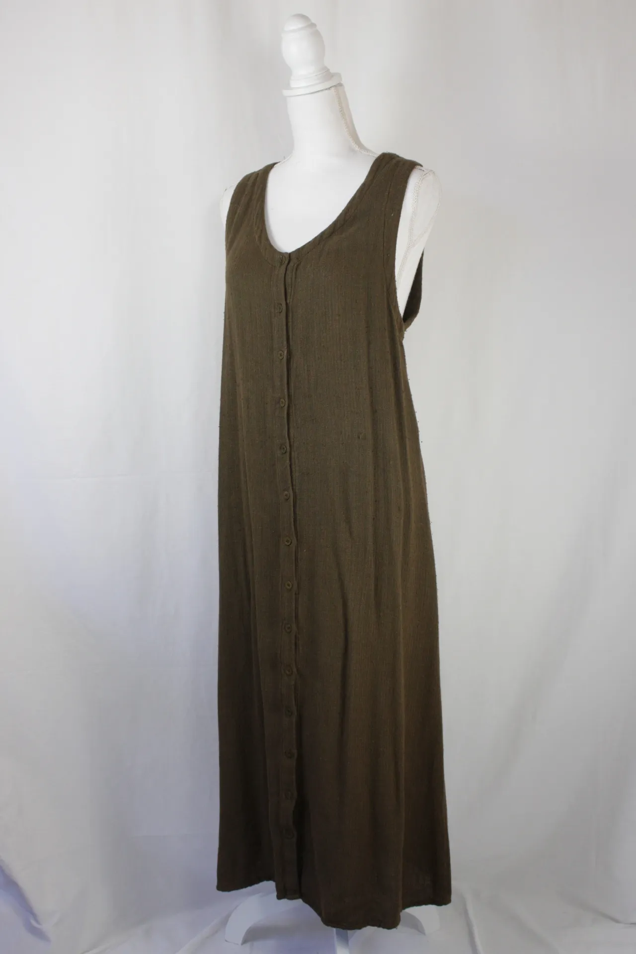 Brown Dress - Buttoned (medium)