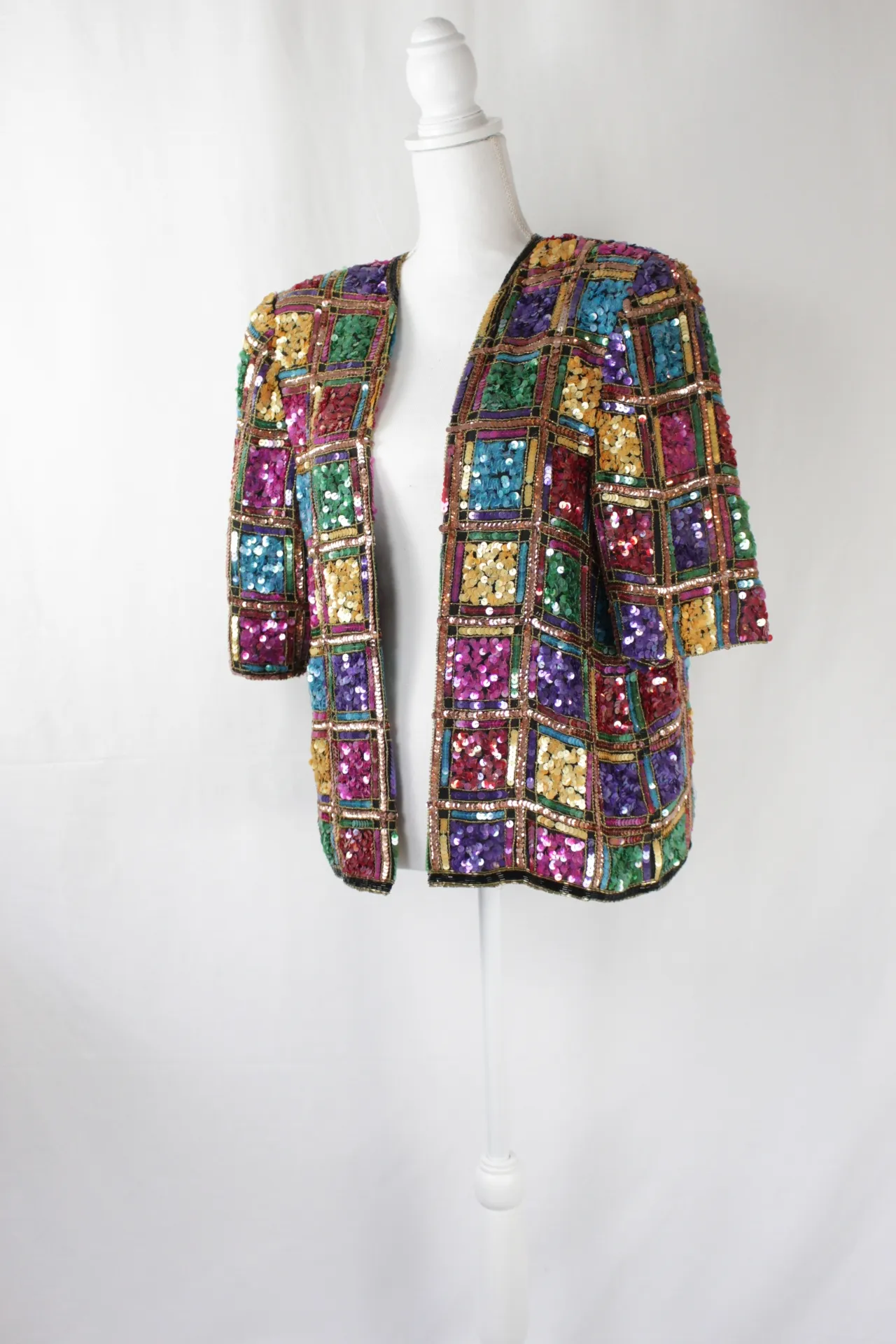Multicolored Sequin Jacket ()