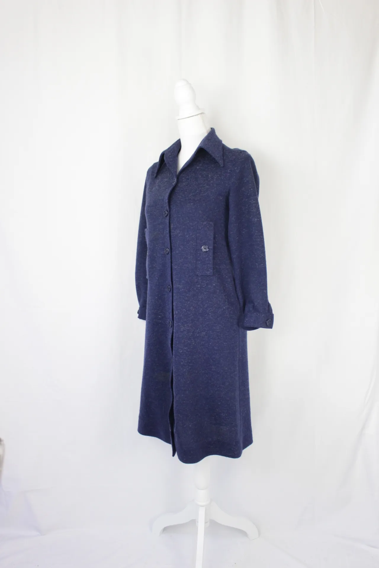 Blue Jacket - Woolen Shirt (small)