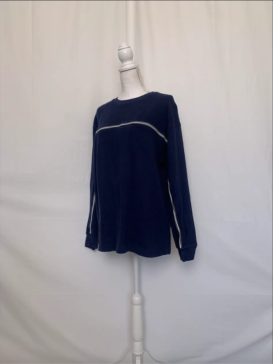 Blue Sweater With Stripe - Point Zero (Medium)