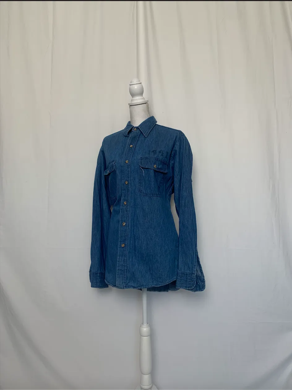 Blue Denim "U.S. Penitentiary Alcatraz" "1441" Shirt - Fieldmaster (Medium)