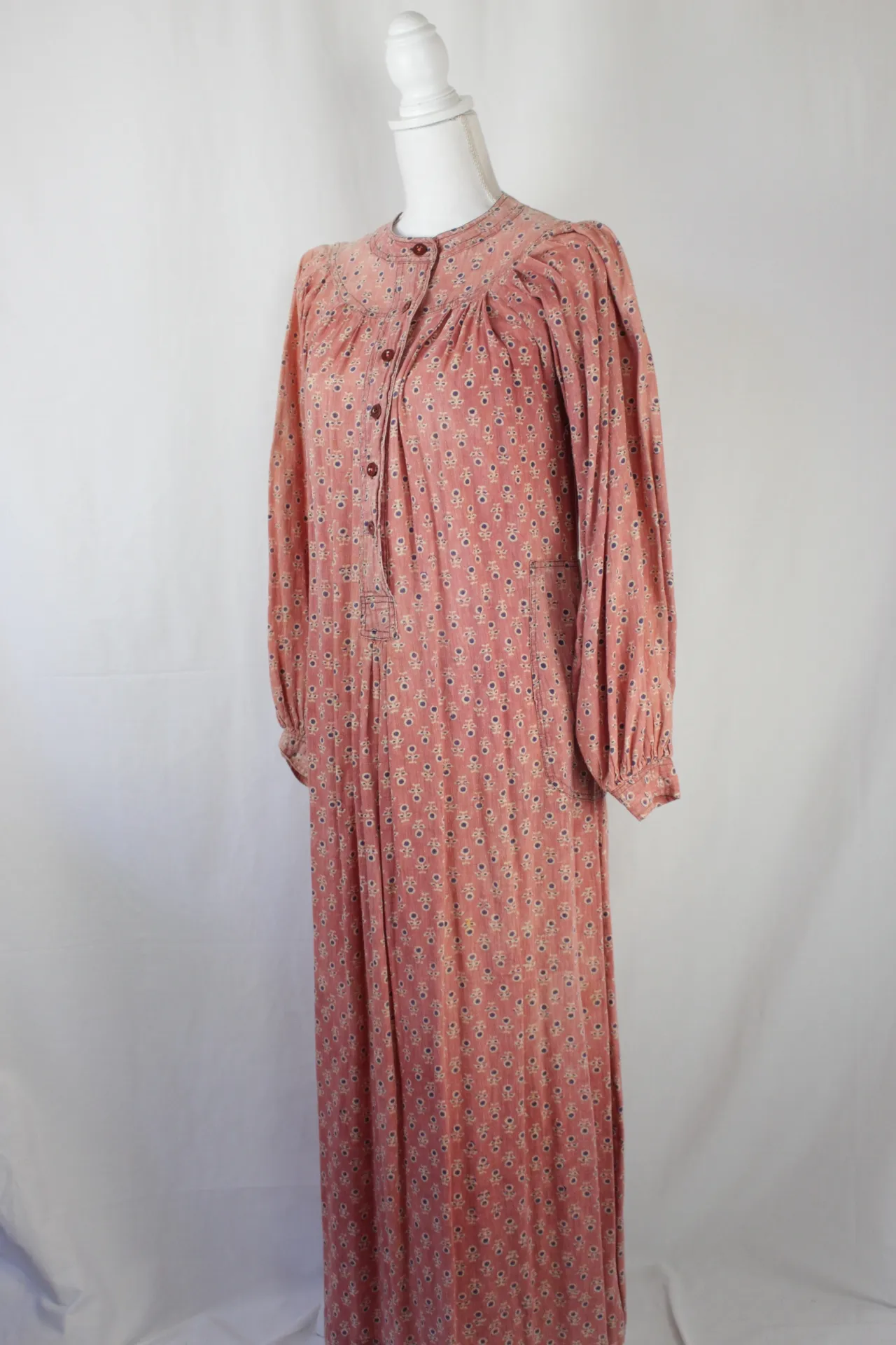 Pink Dress - Floral Patterned ()