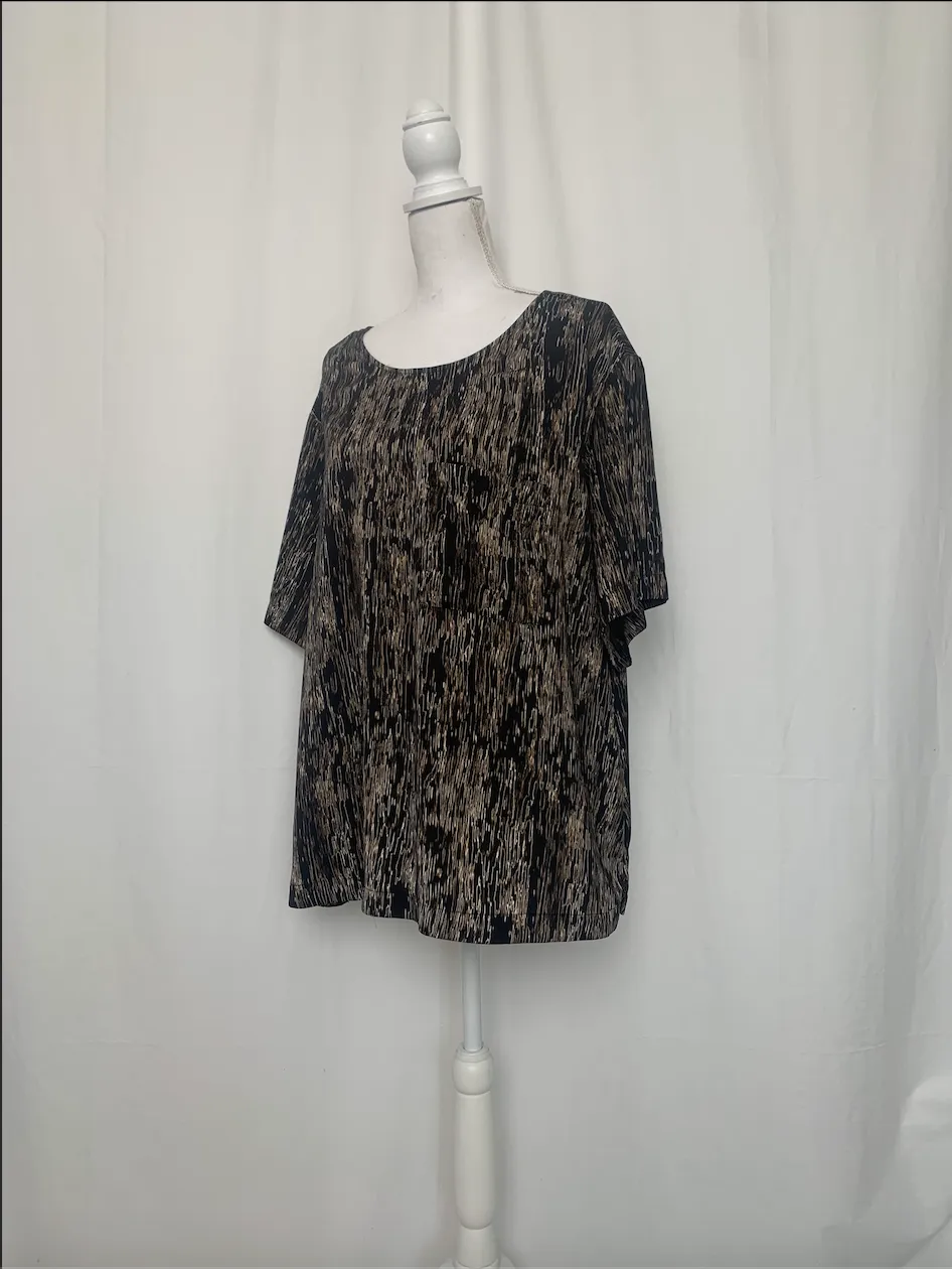 Brown and Black Patterned Shirt - Nordstrom Rack (Extra Extra Large)