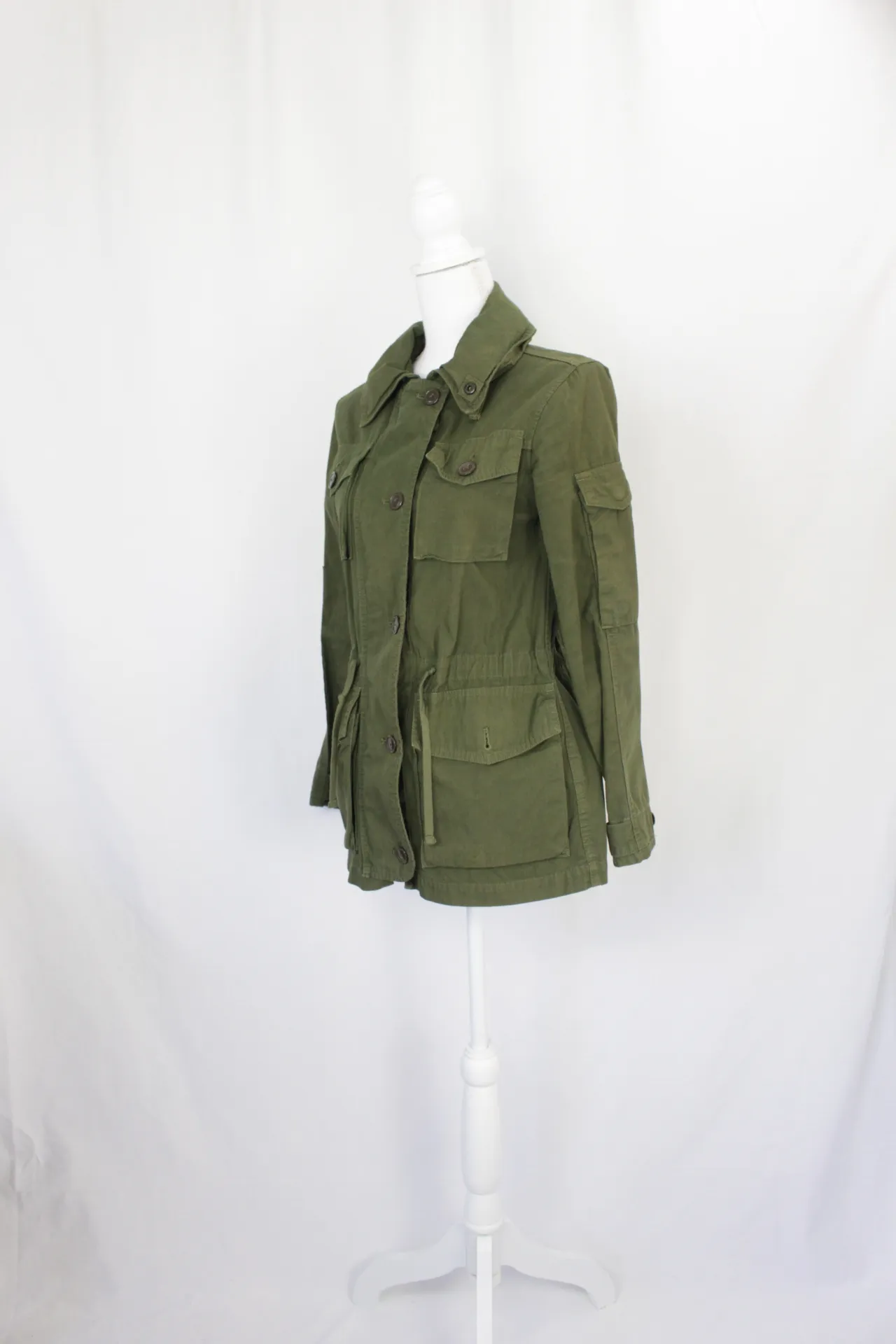 Army Green Jacket - Lots Of Pockets (x-small) 