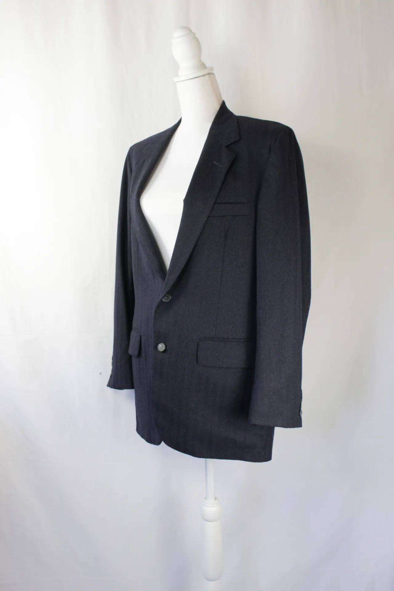 Dark Blue Jacket - Wool Blazer ()
