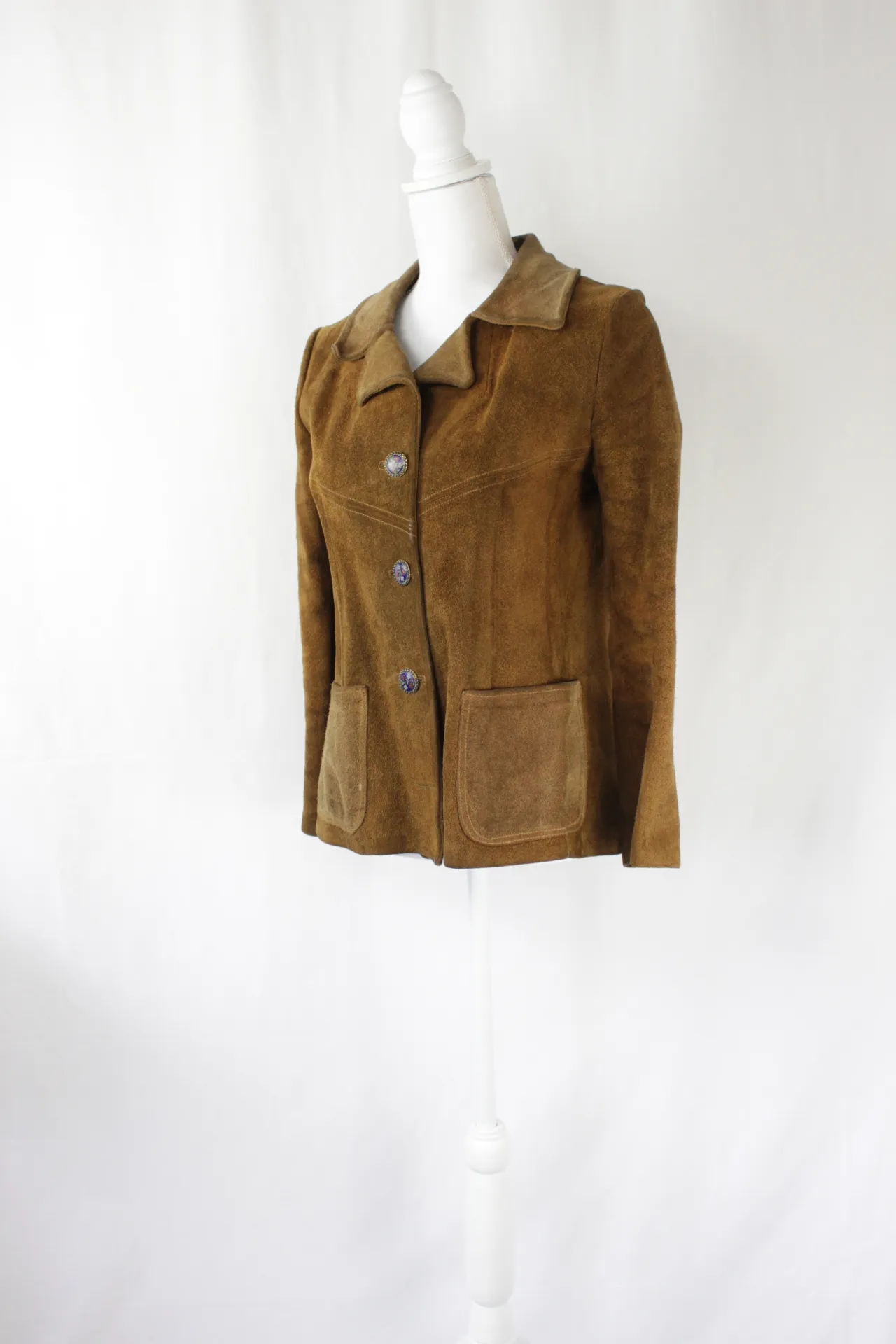 Brown Jacket - Suede Leather Blazer ()