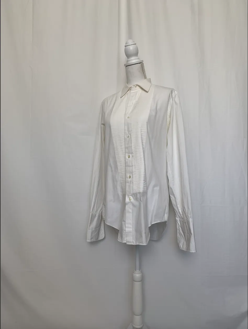 French Cuffed Tuxedo Shirt - The Custom Shop ( )