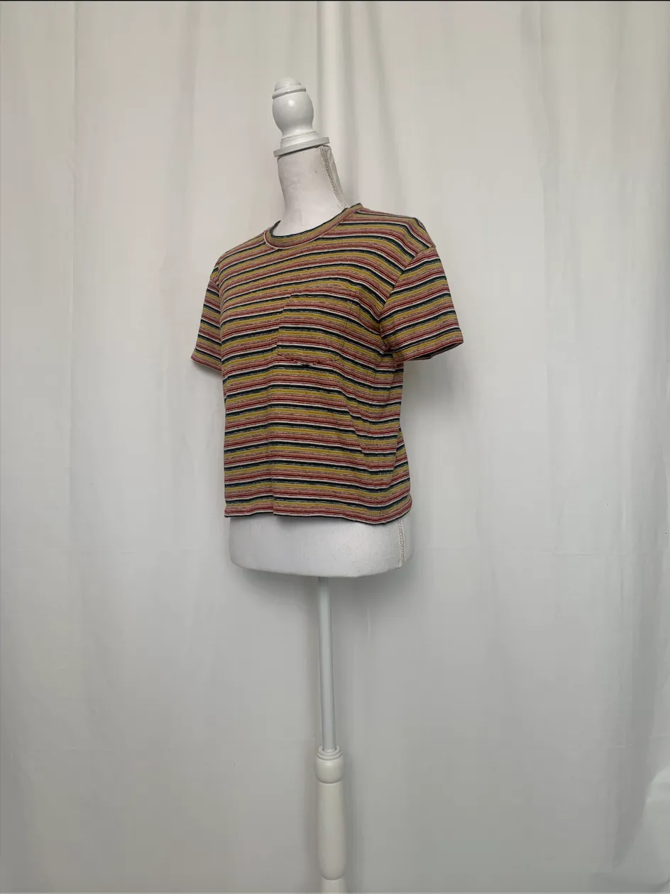 Multicolor Striped T-Shirt - Madewell (Extra Small)
