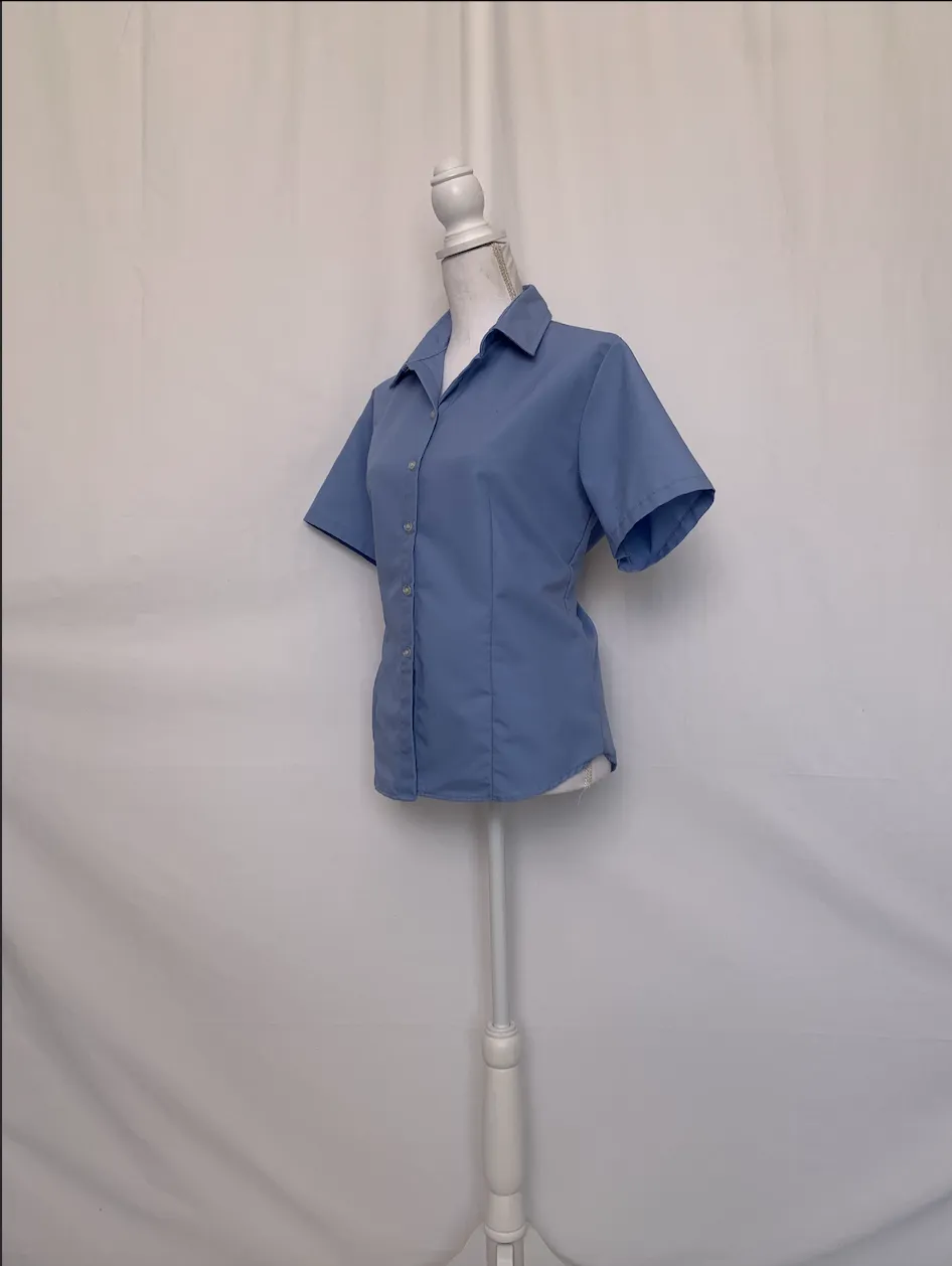 Blue Short Sleeve Shirt - Red Kap (Medium)