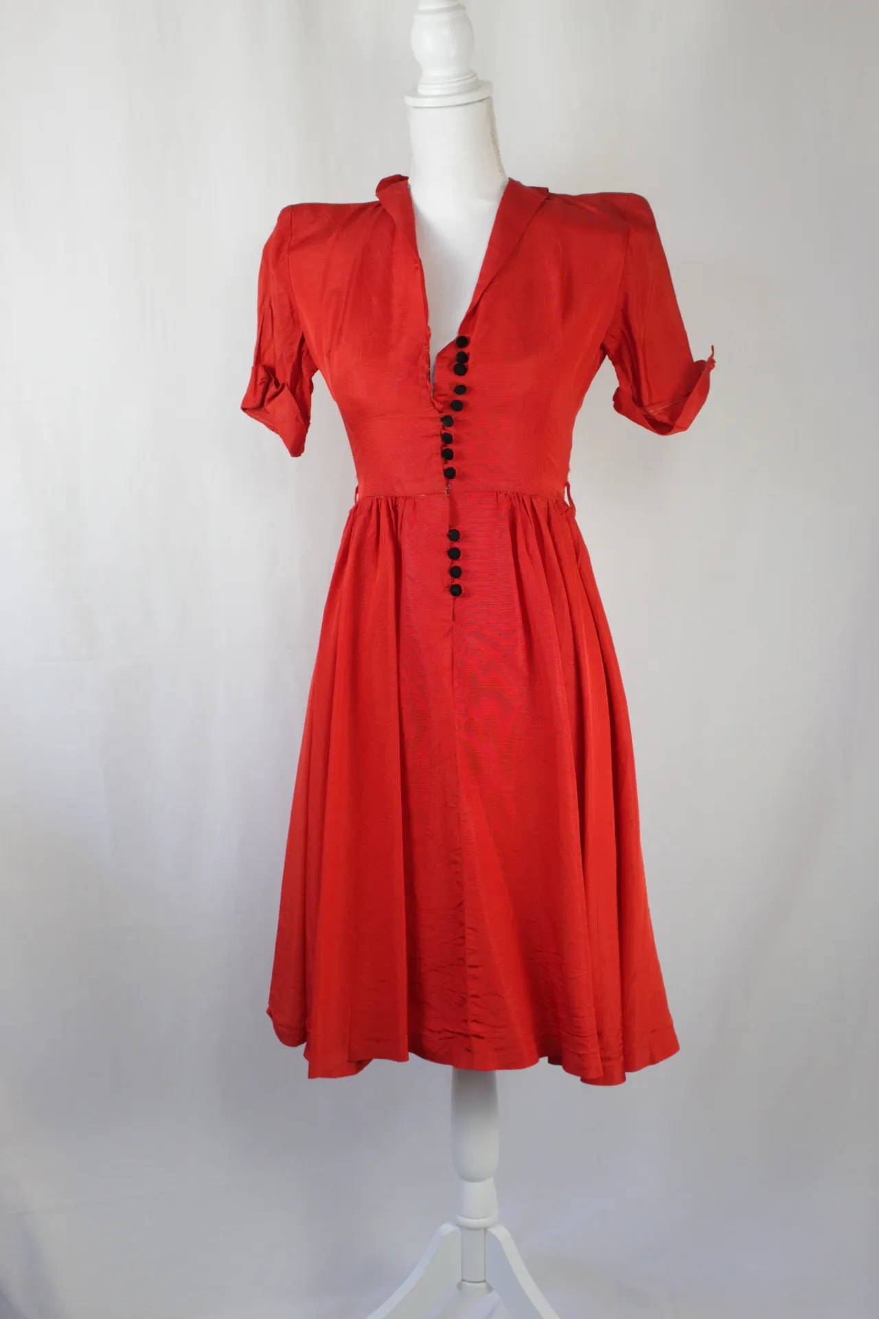 Red Dress - Black Buttons (small)