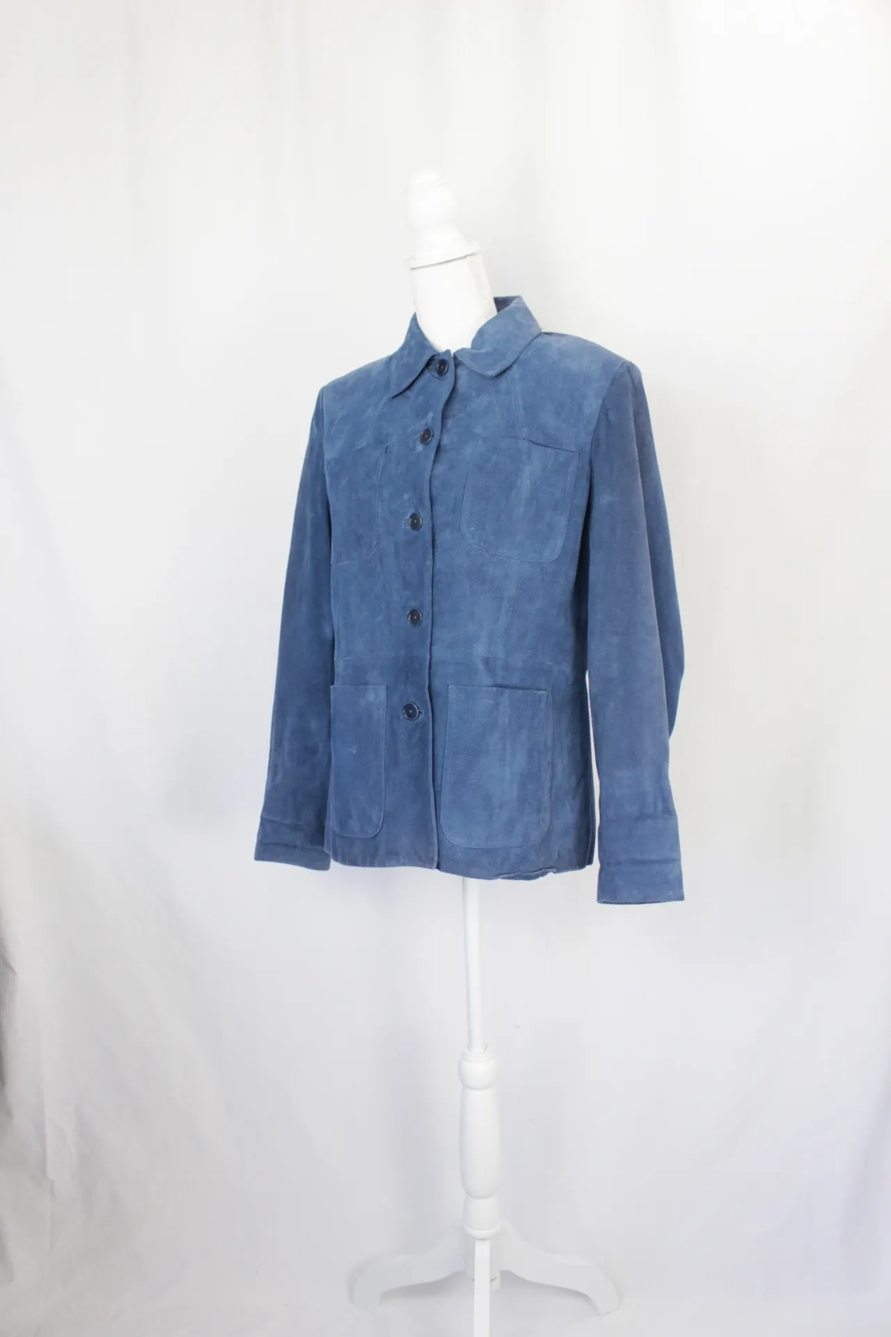 Blue Jacket - Suede (large)
