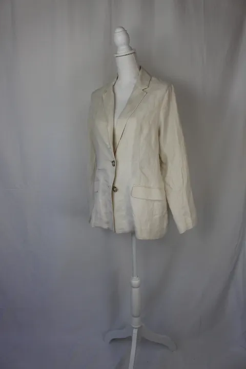 White Jacket - Linen Blazer (x-small)