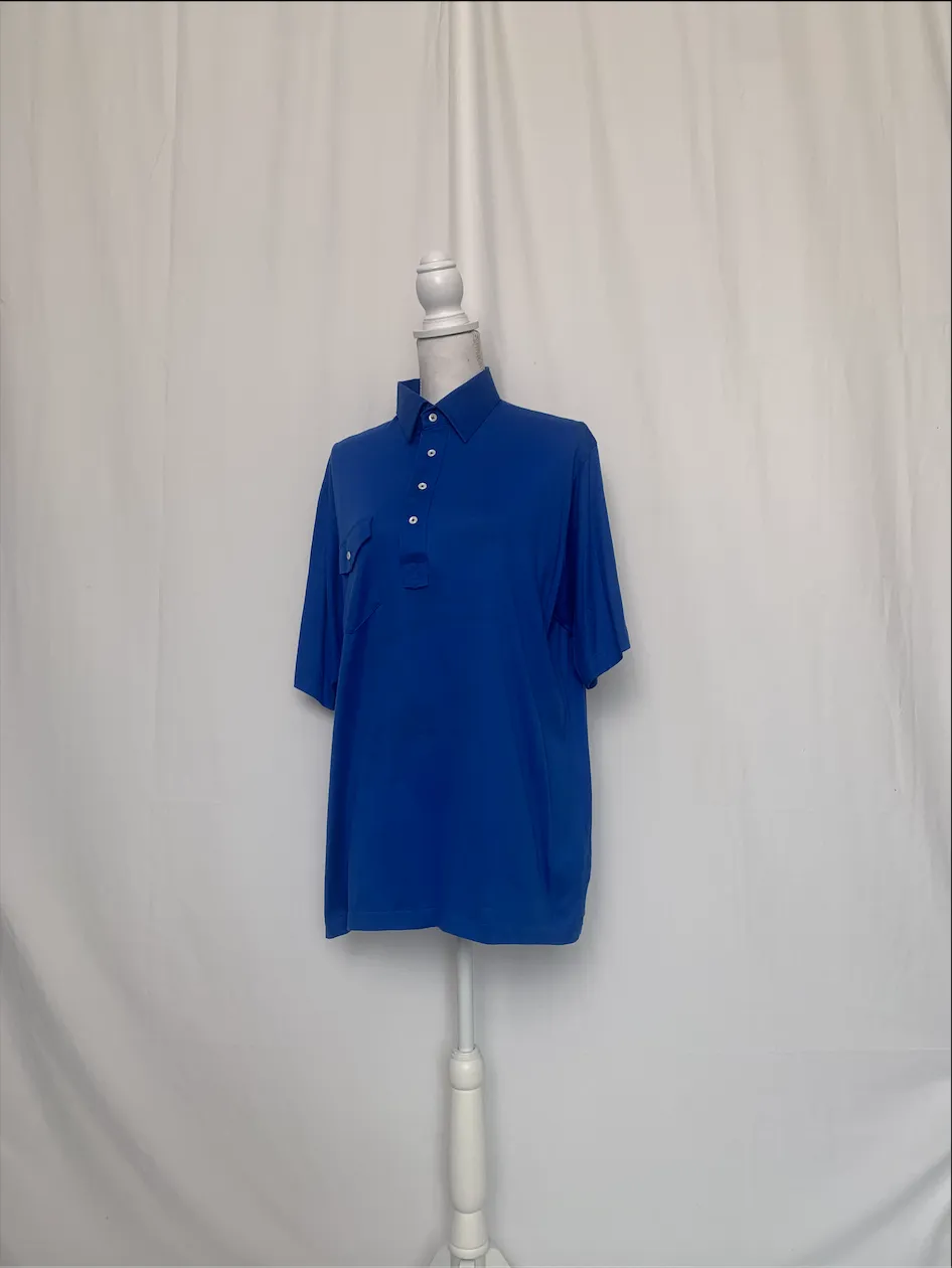 Blue Polo Shirt - Country Cottons (Large)