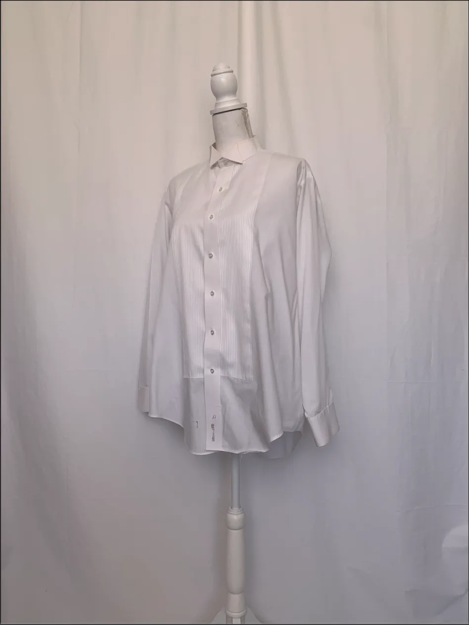 Tuxedo Shirt With Wing Tip Collar - Lord West ( )