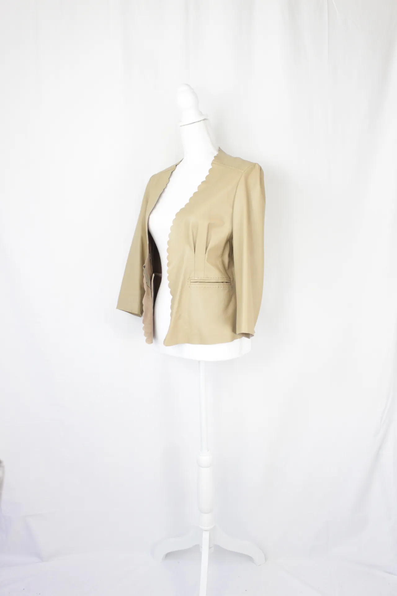 Beige Jacket - Sheep Leather (large)