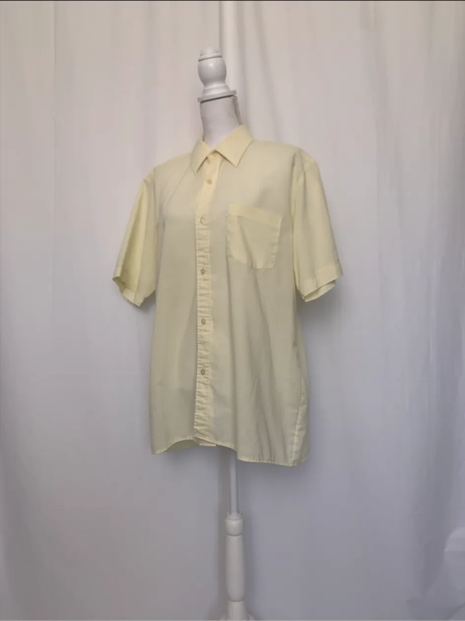 Yellow Short Sleeve Shirt ( )