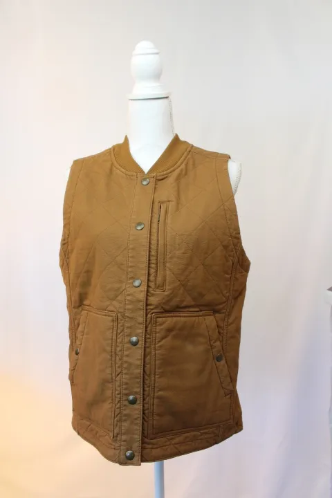 Brown Vest With Snaps- Carhartt ()