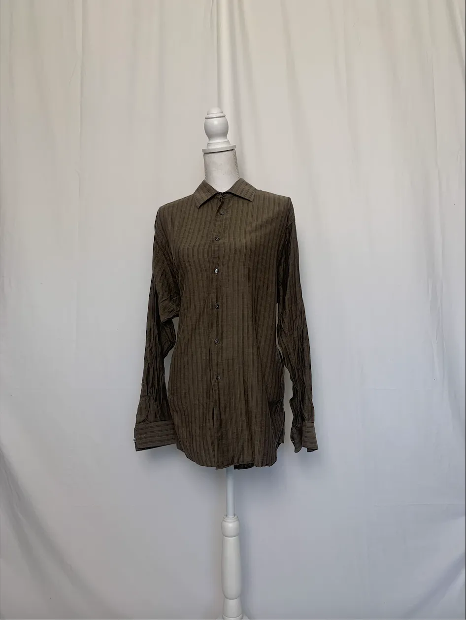 Gray Striped Shirt - Calvin Klein ( )