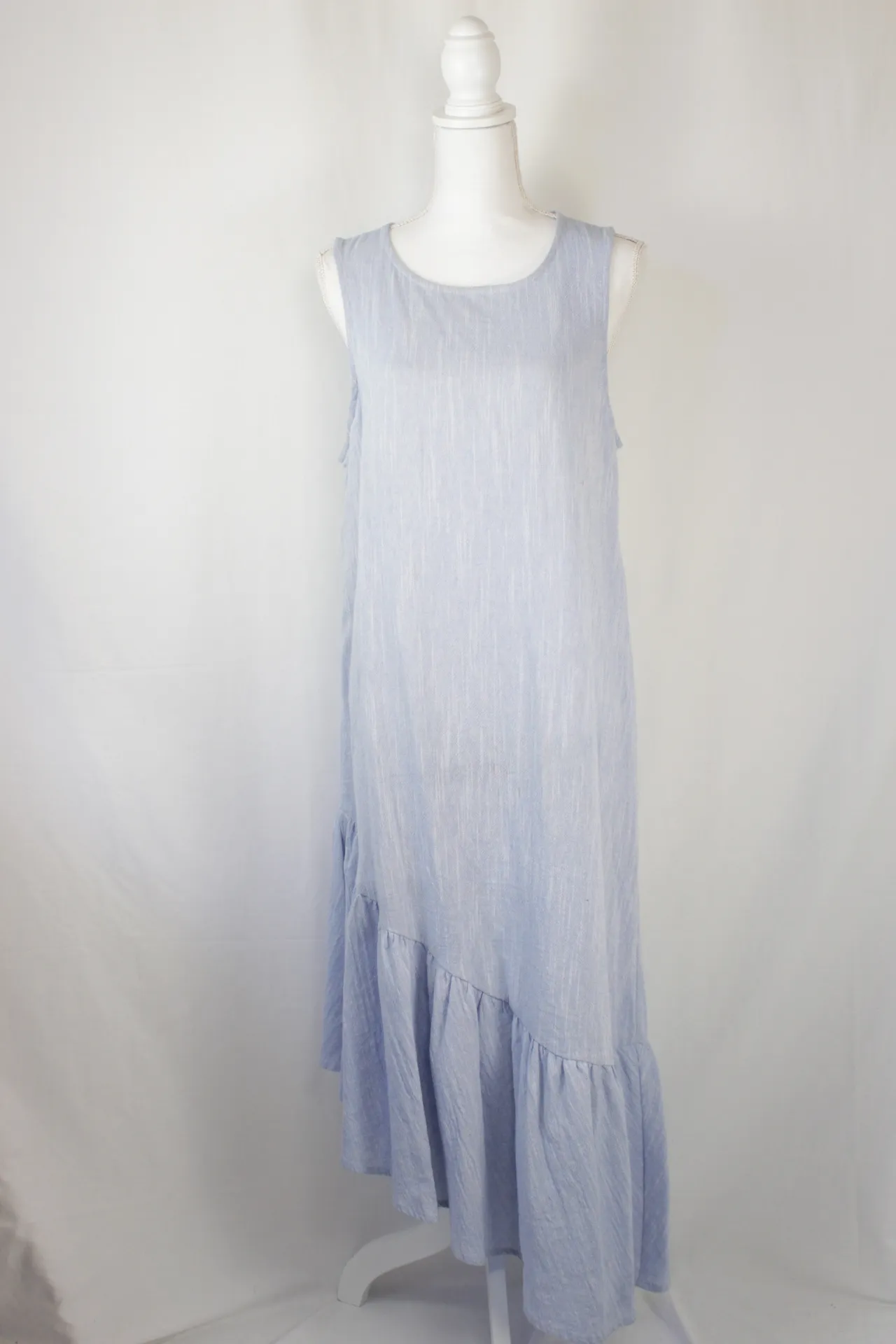 Blue and White Dress ()