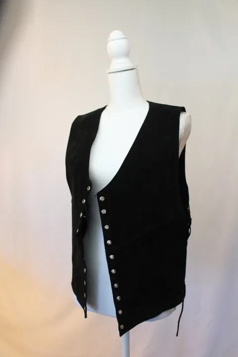 Black Vest - Leather Suede ()