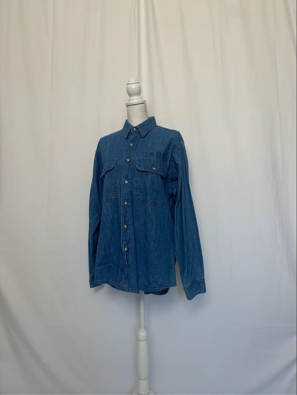 Blue Denim "U.S. Penitentiary Alcatraz" "1486" Shirt - Fieldmaster (Medium)