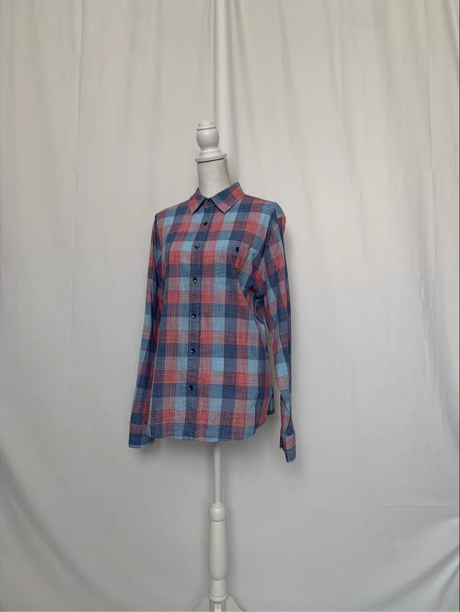 Red and Blue Plaid Shirt - Flag & Anthem (Large)