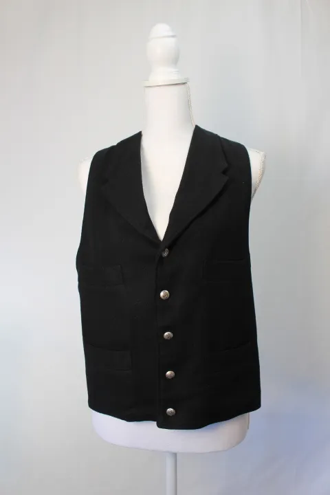 Black Vest - Wool ()