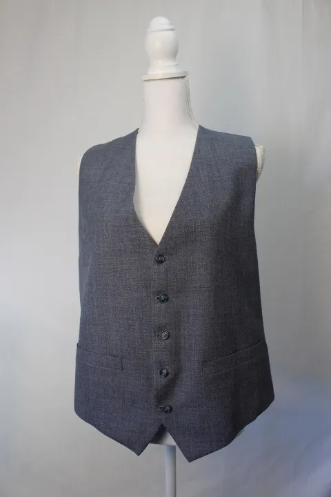 Blue/Grey Vest - Wool ()