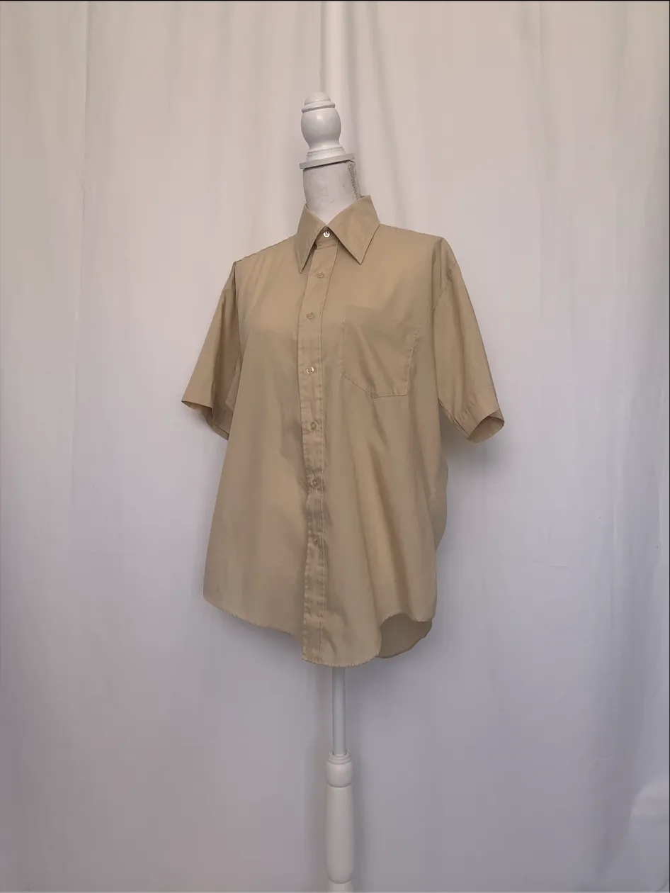 Beige Short Sleeve Shirt - Ventura ( )
