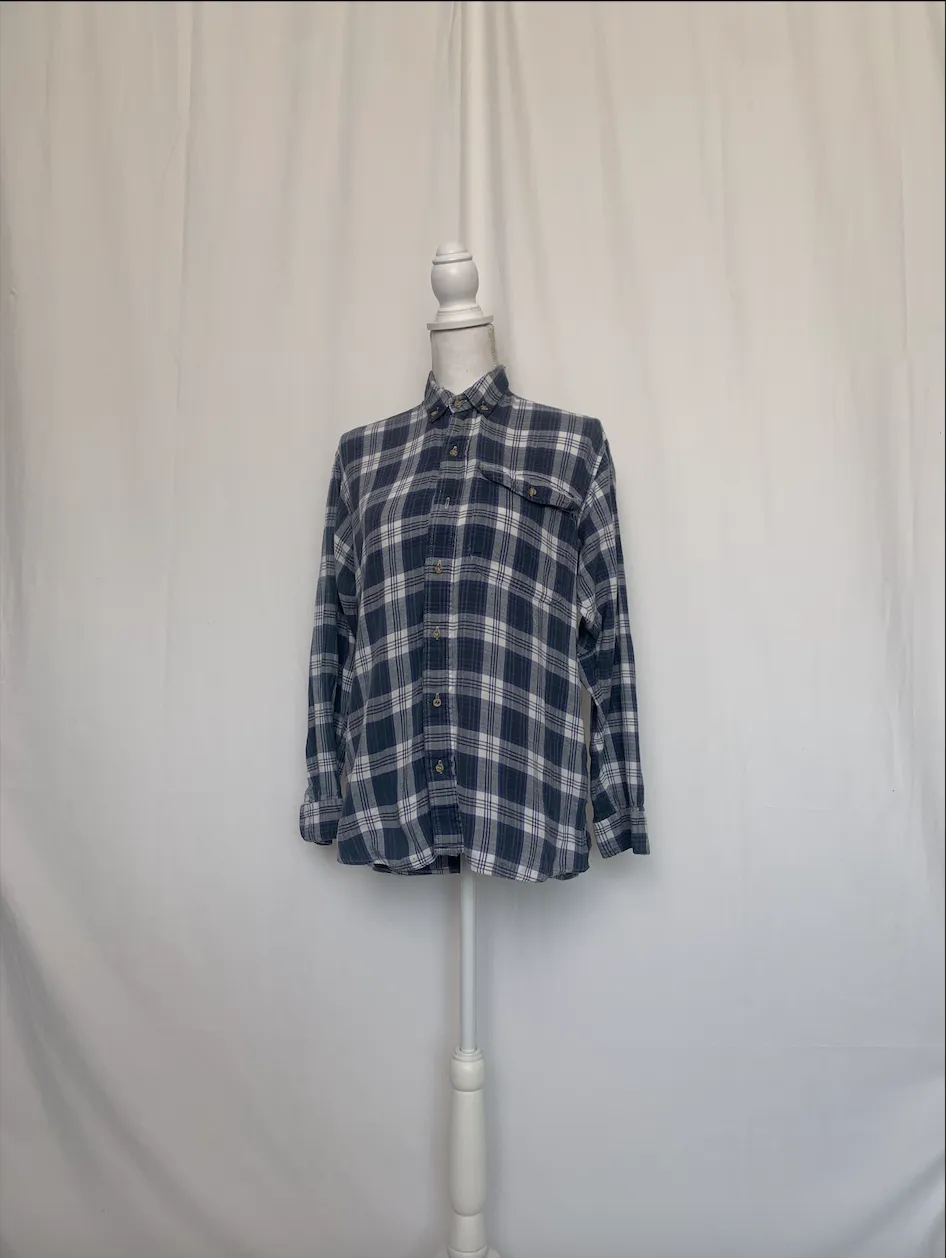 Blue Plaid Shirt - Jean Phillipe (Small)