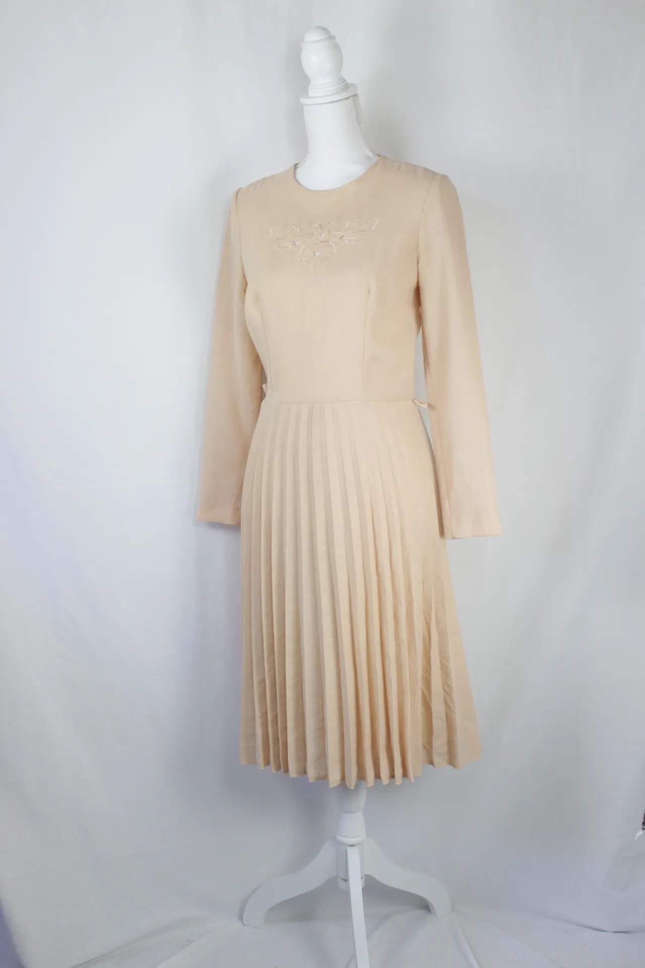 Peach Dress - Floral (small)