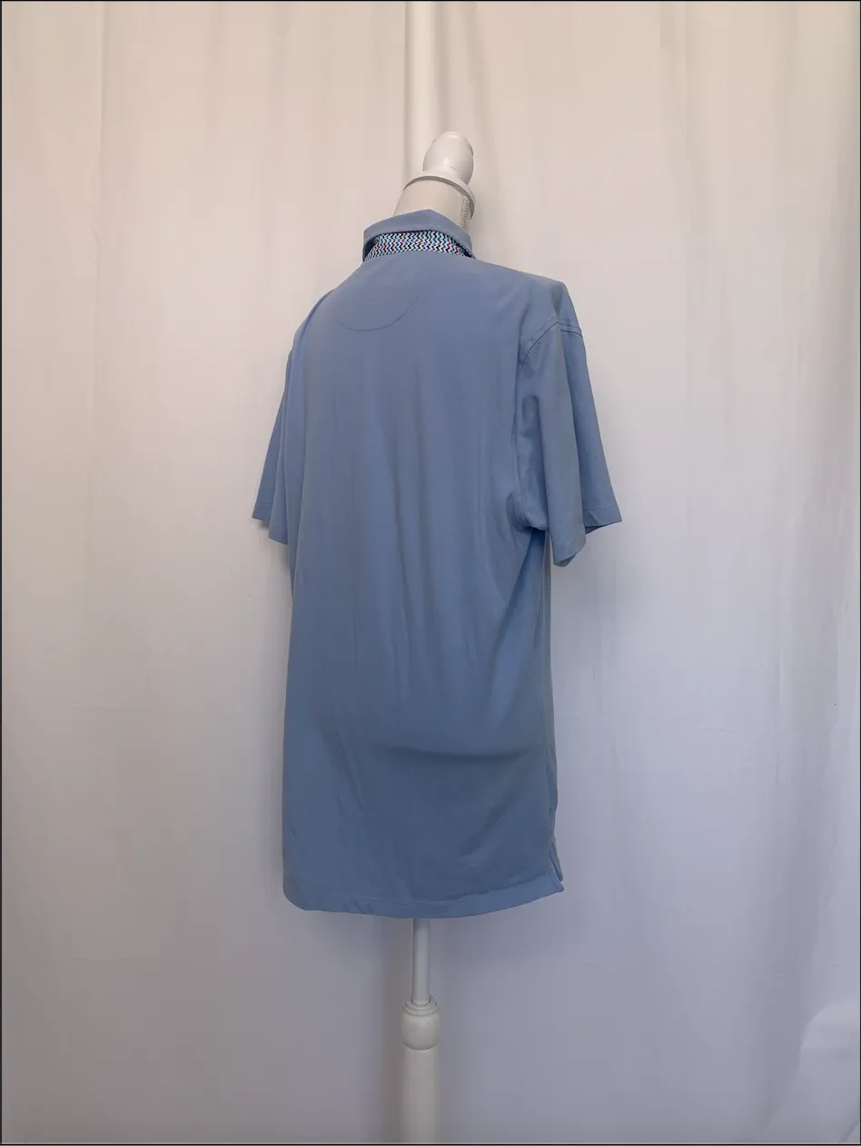 Blue Polo Shirt - Tailorbyrd (Large)