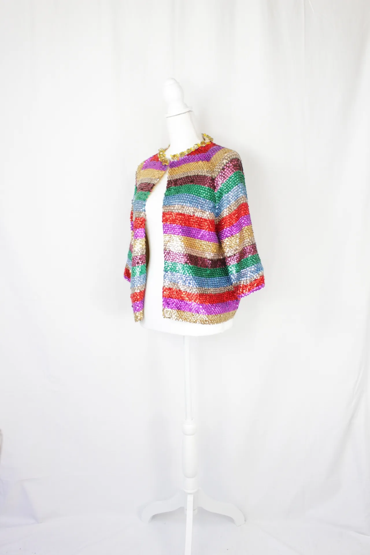 Multicolored Jacket - Sequins Striped ()