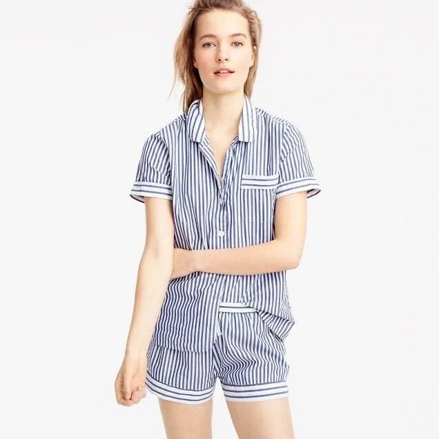 J.Crew Stripe Cotton Short ()