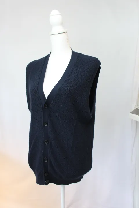 Blue Sweater Vest - Button-Up ()