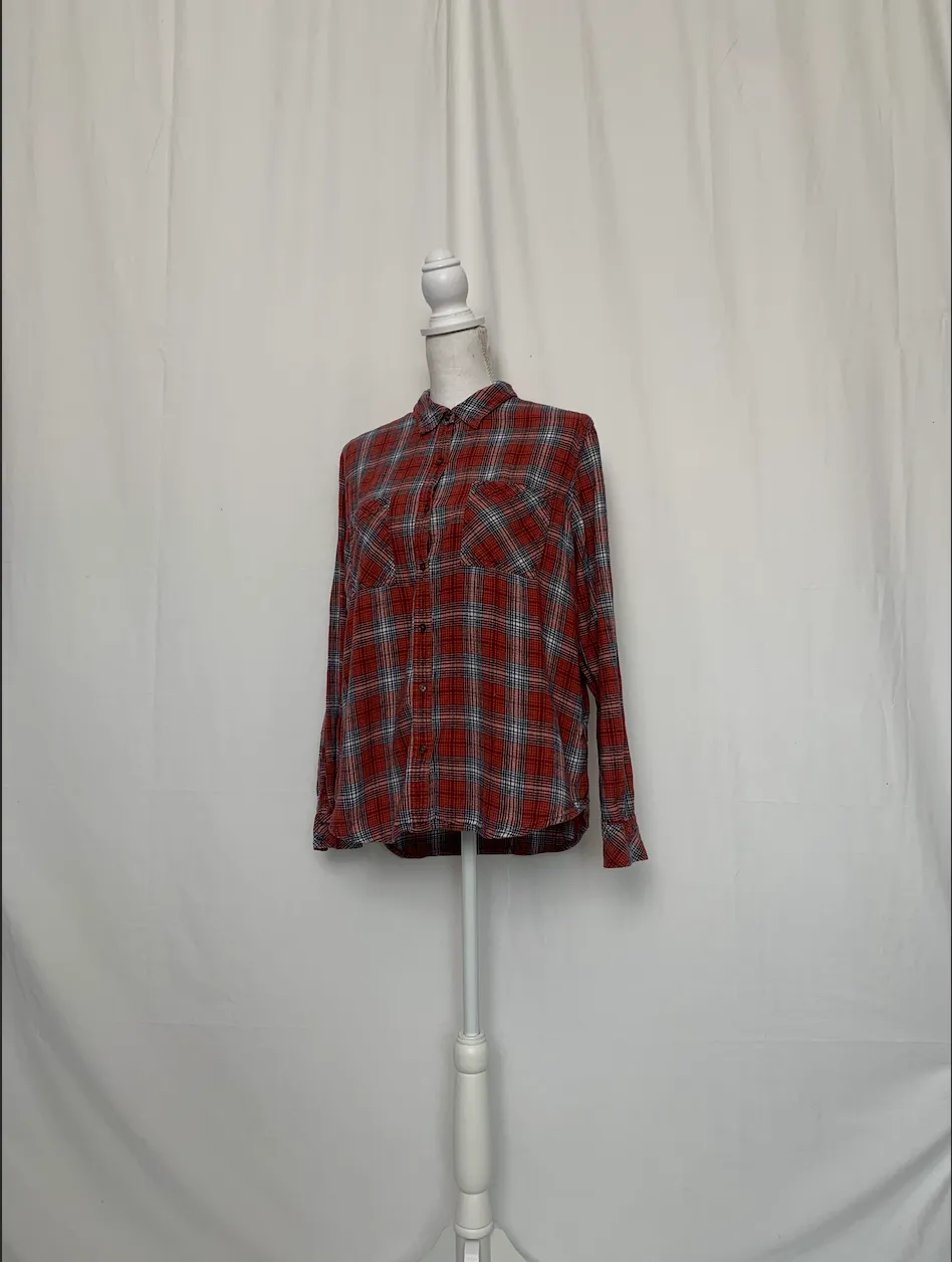 Red and White Plaid Shirt - Universal Thread ( )