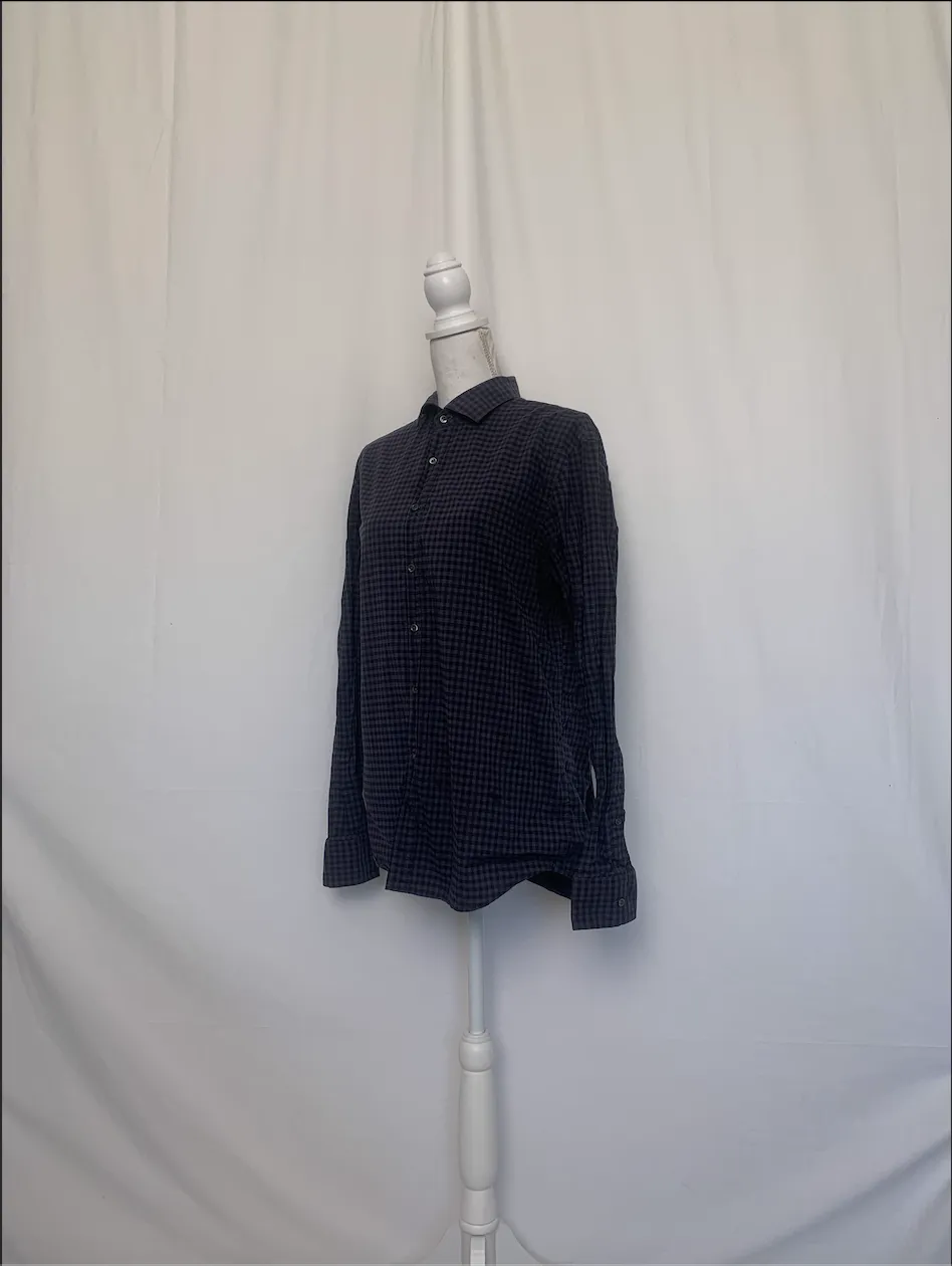 Gray Checkered Shirt - Kent And Curwen (Extra Large)