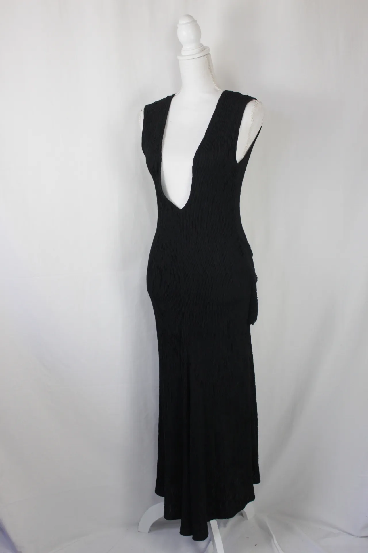 Gray Dress - Ruched ()