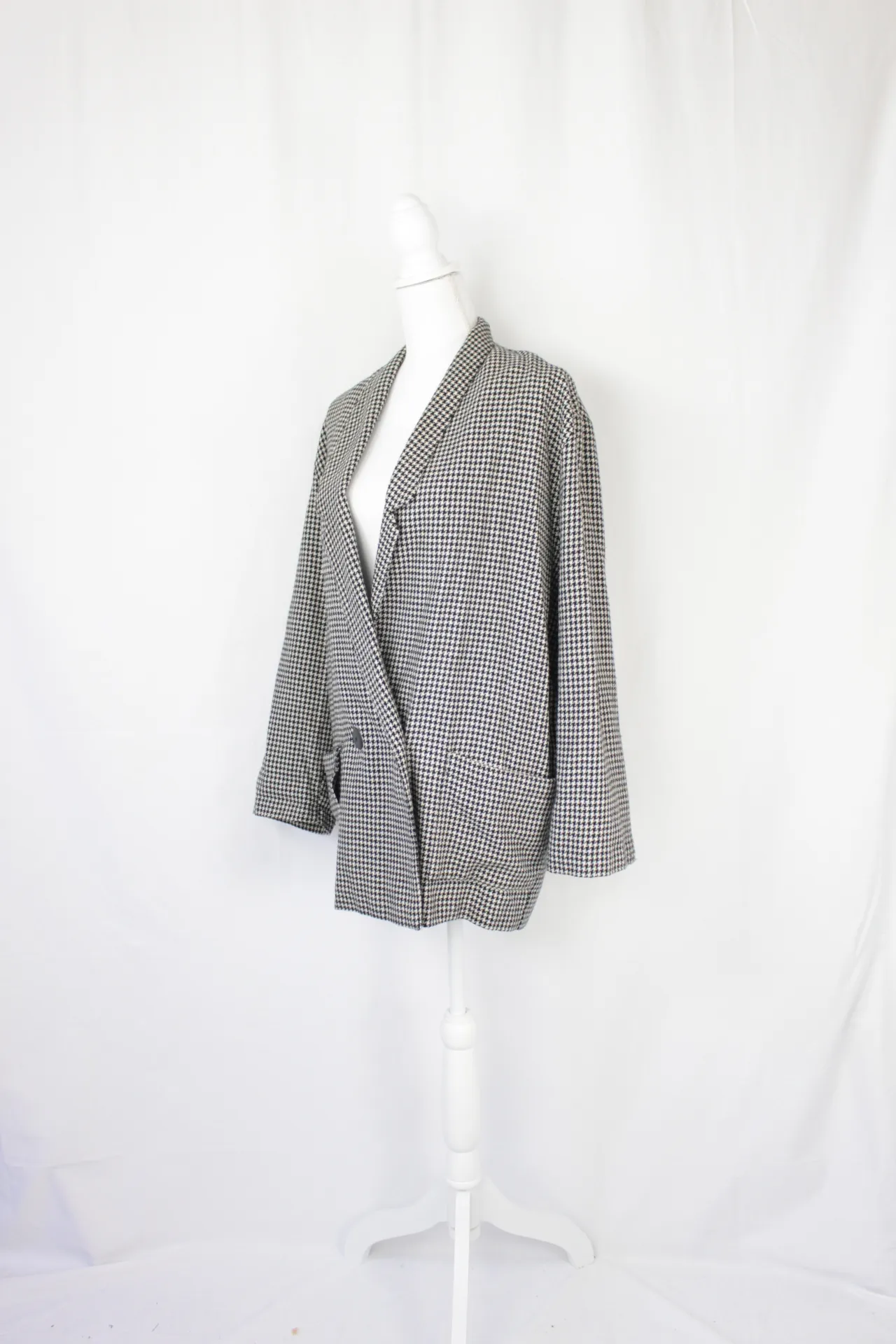Black and White Jacket - Tweed Blazer (medium)