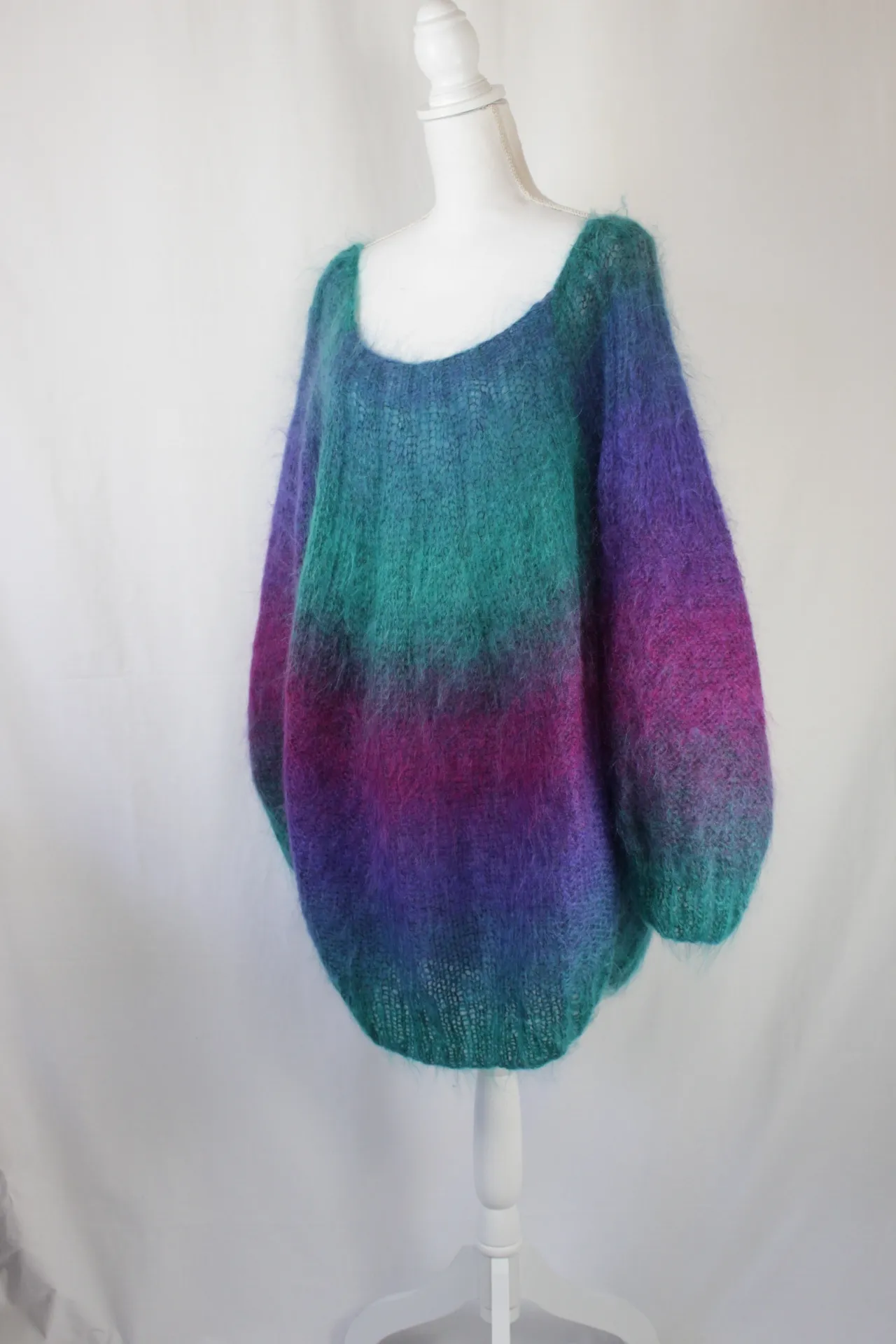 Multicolor Sweater - Striped Knit