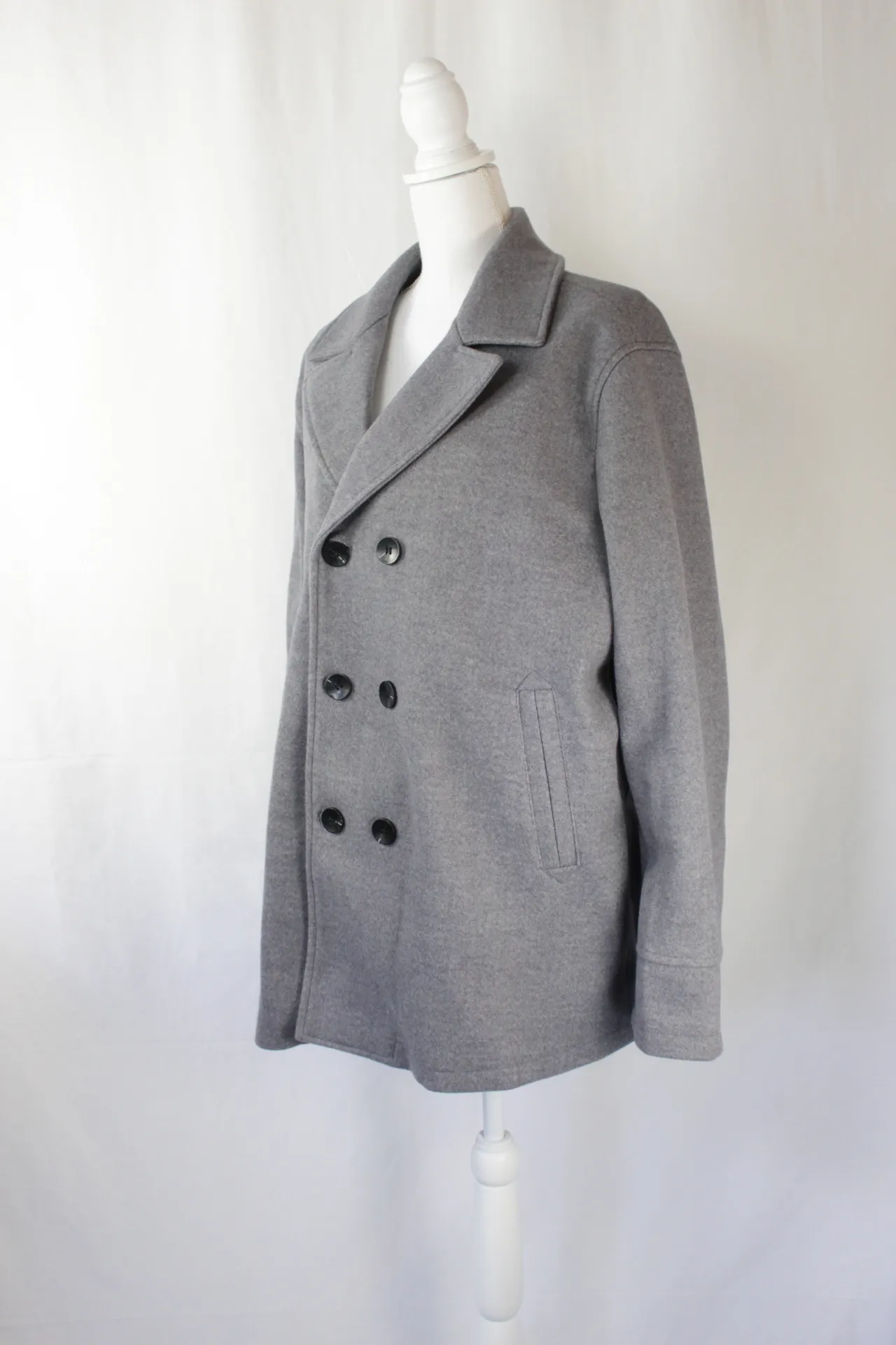 Gray Peacoat ()