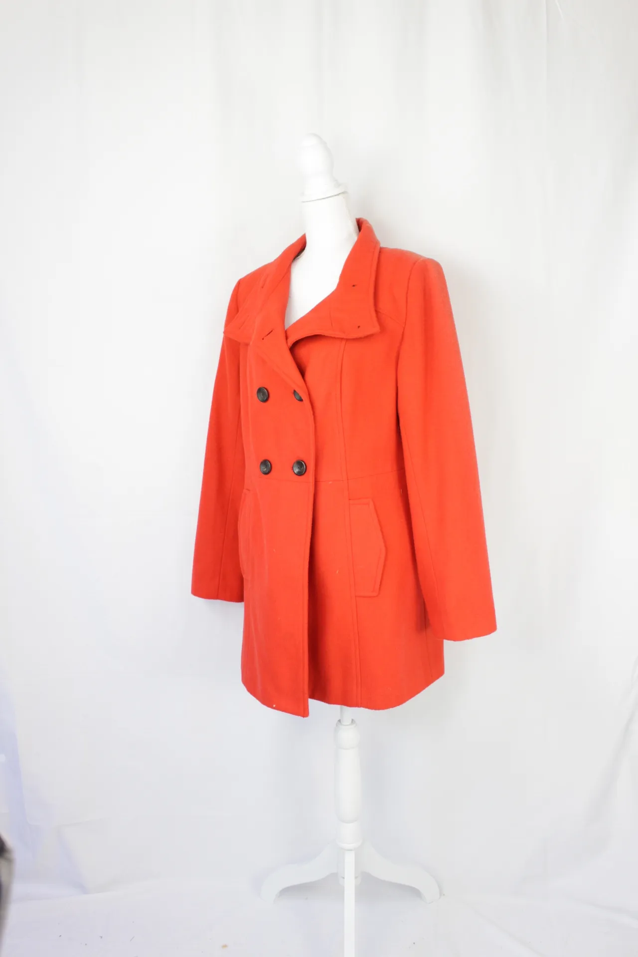 Pink Jacket - Double-Breasted Coat (large)