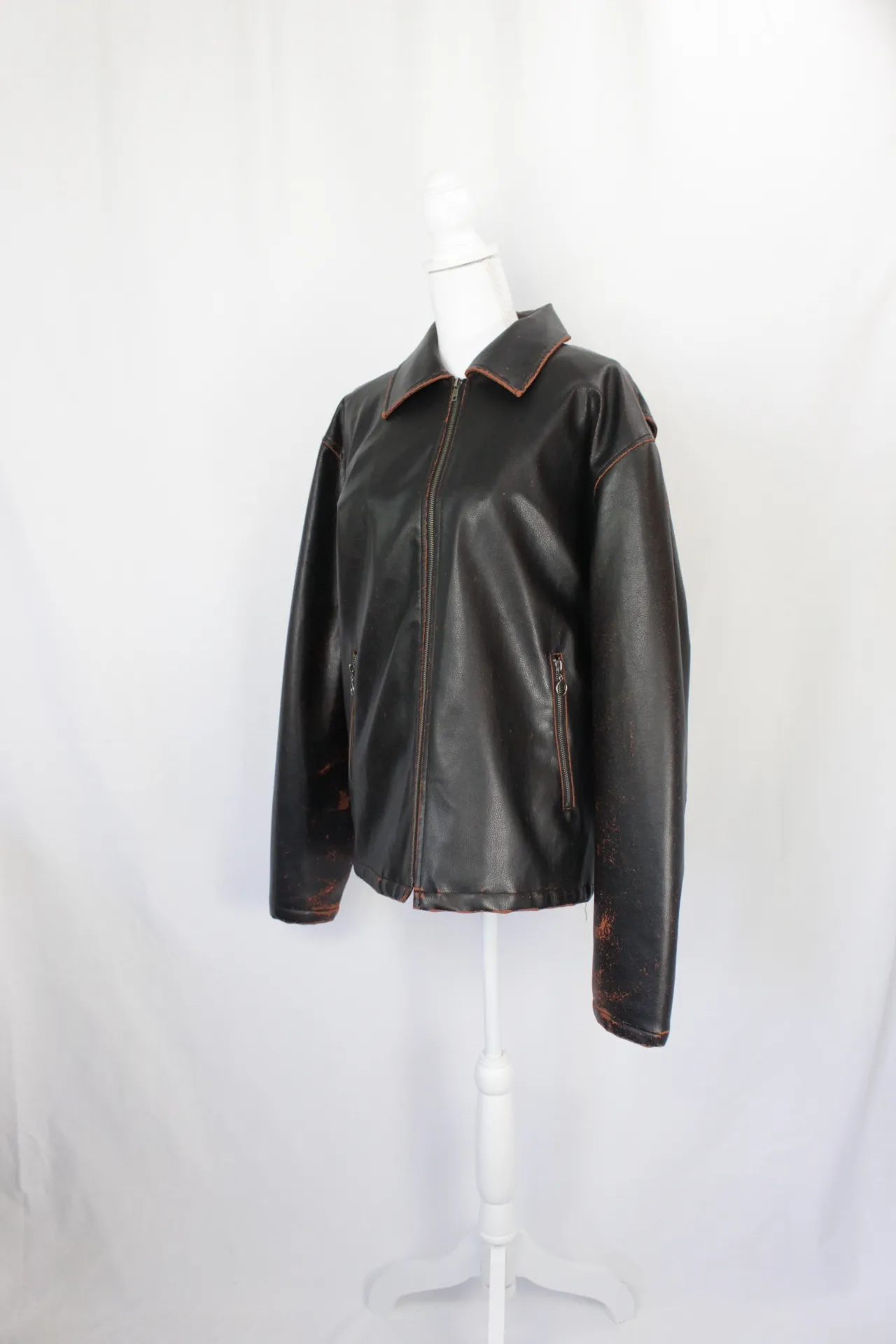 Black Jacket - Faux Leather ()