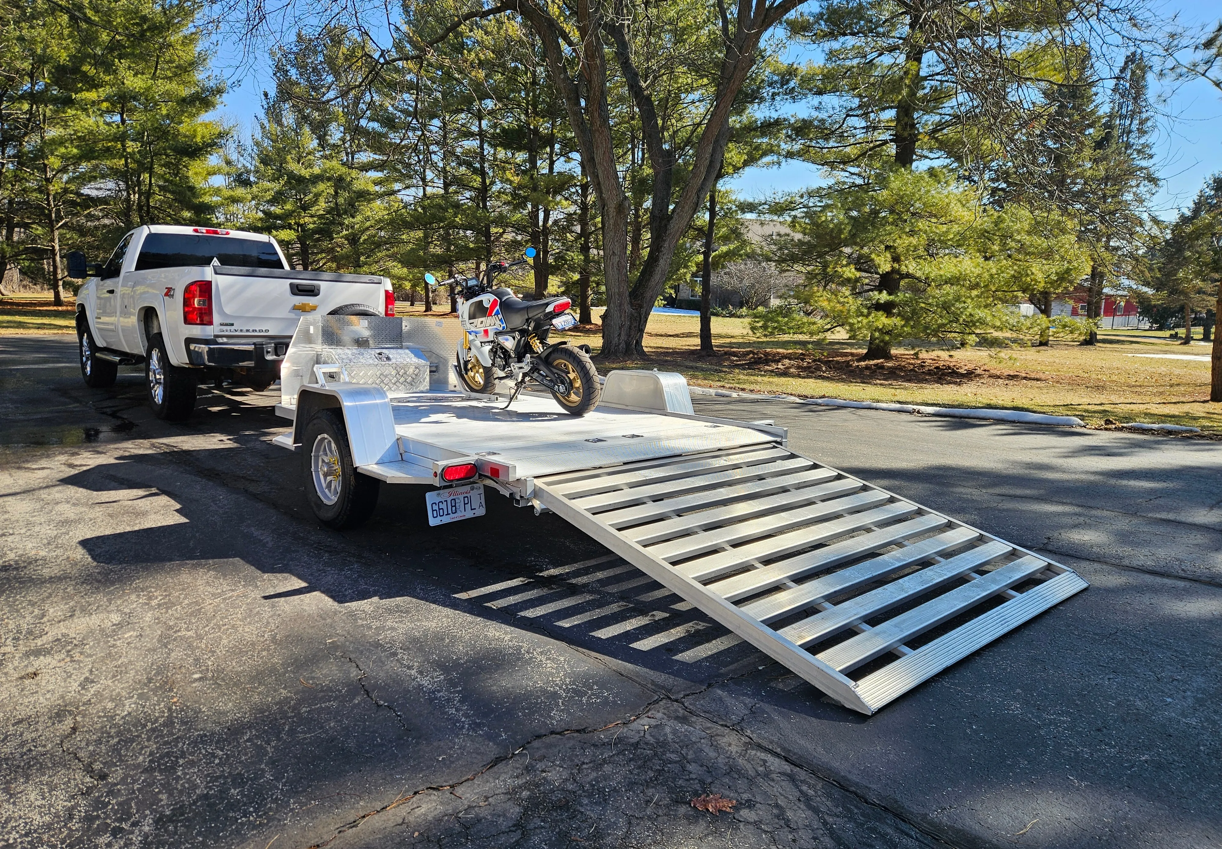 Dual Motorcycle Trailer