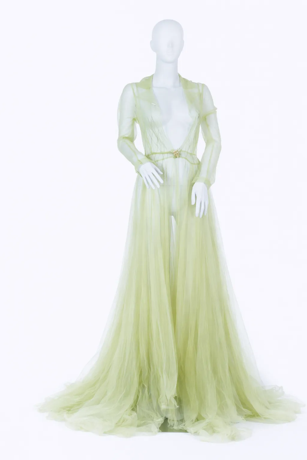 Fay Eva Tulle Maxi Duster Coat