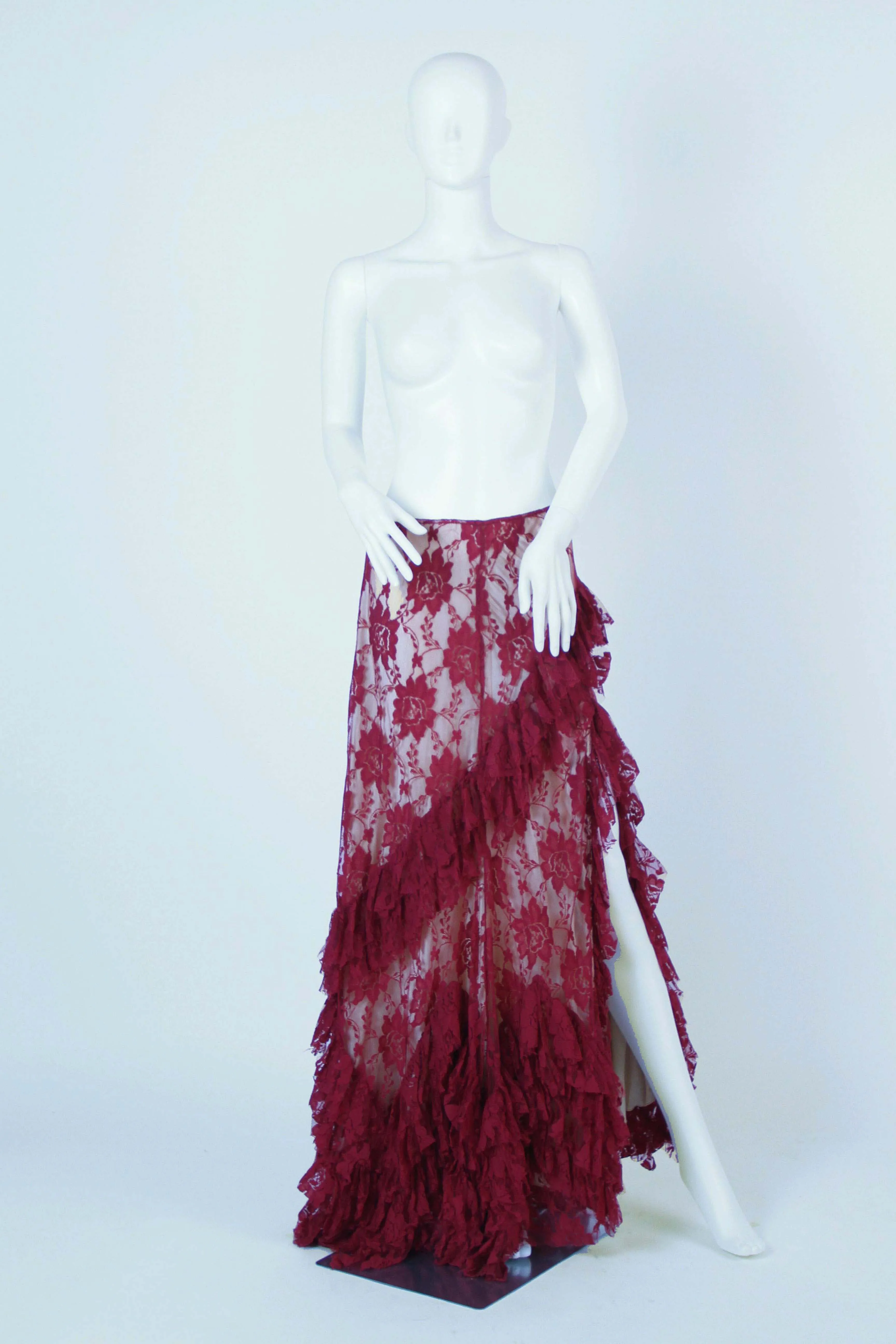 John Galliano Lace Ball Skirt