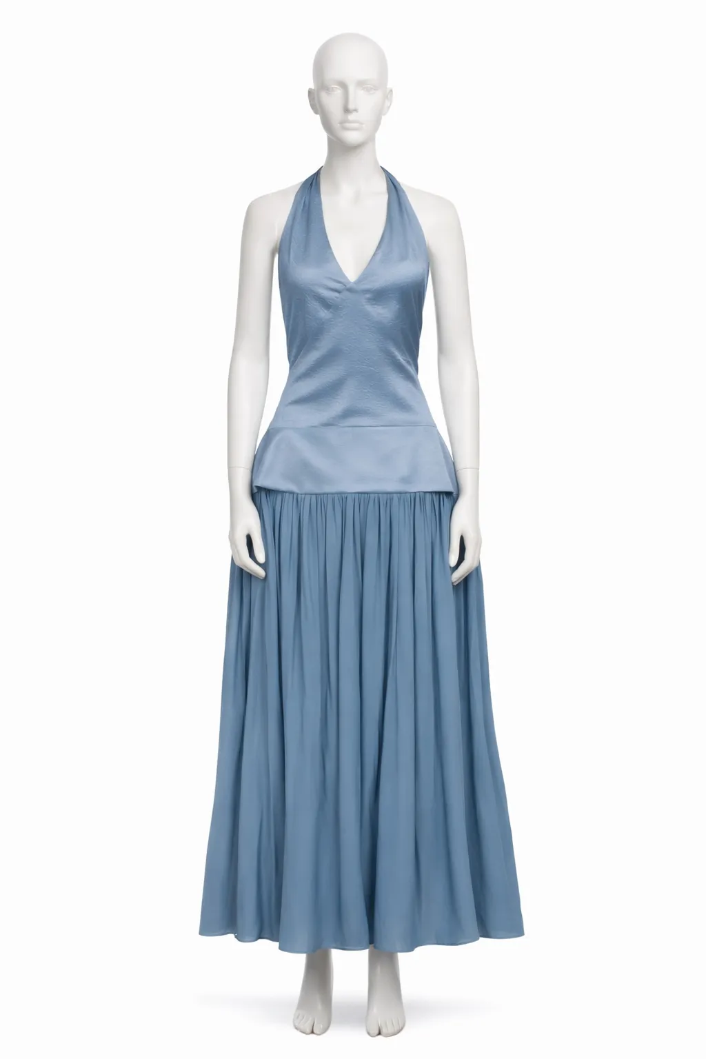 Jordan Dalah Studio Blue Halter Dress