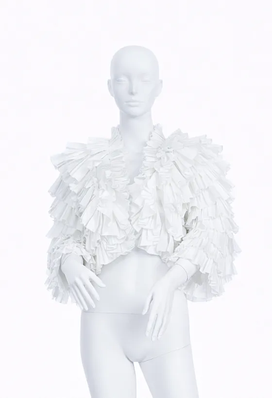 Sue Wong Ruffle Bolero