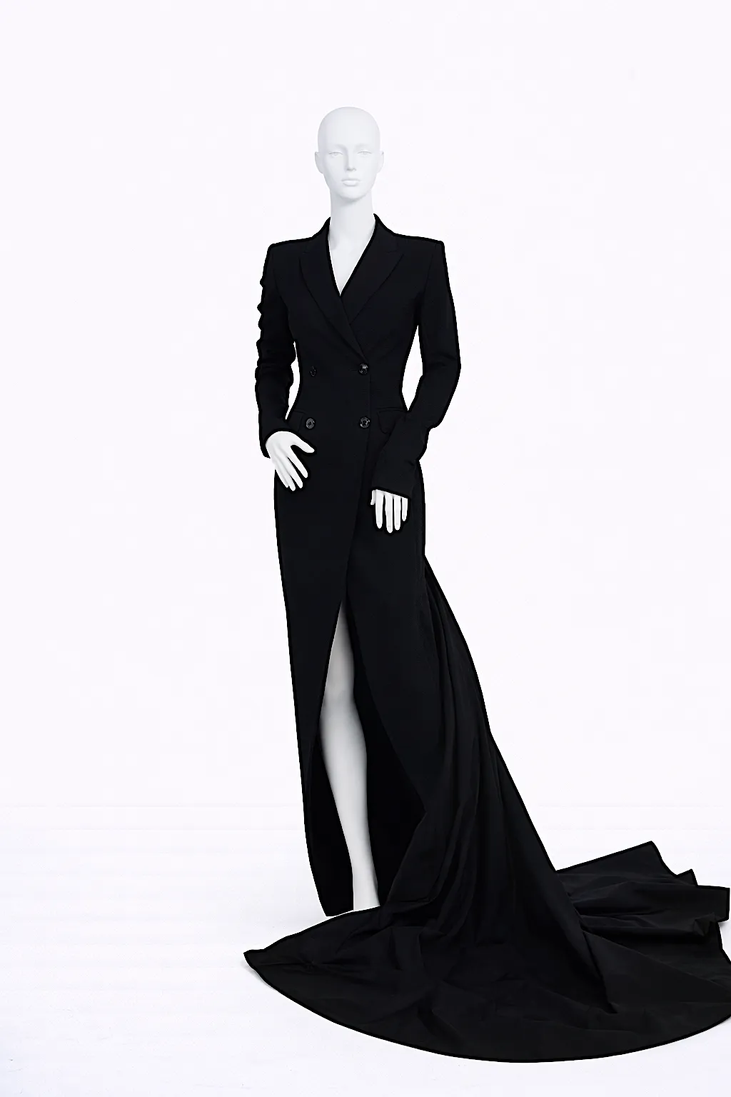 Micheal Kors Collection Tailcoat Tuxedo Gown