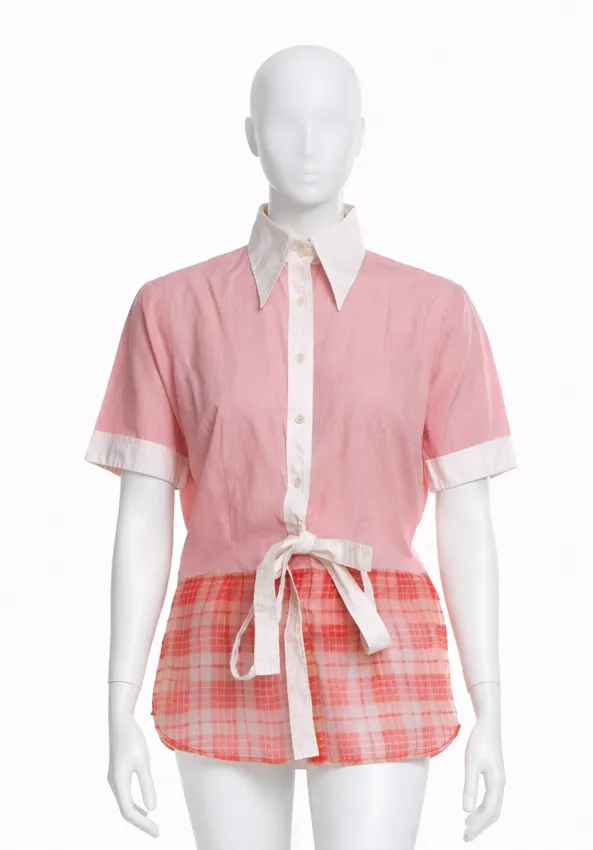 Dries van Noten Checkered Polo